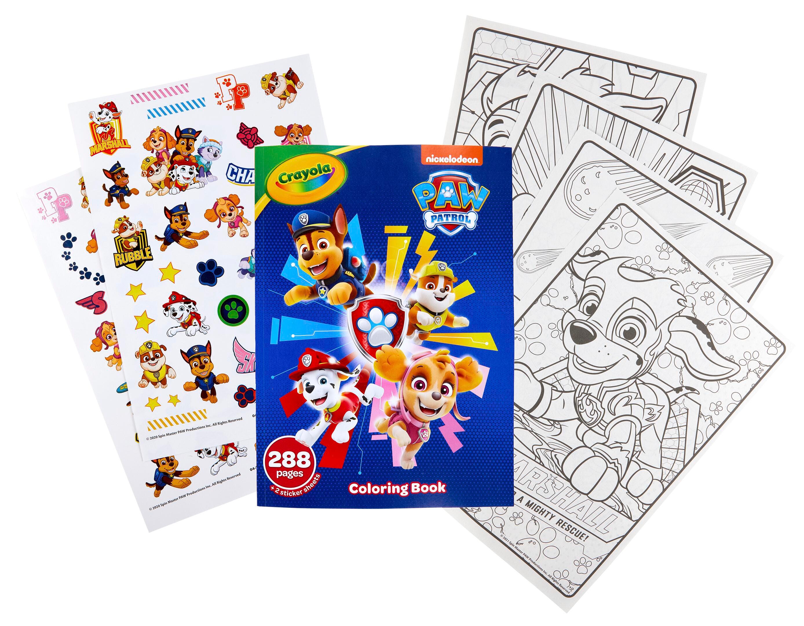 Crayola Paw Patrol Coloring Book, 288 pages 2127879